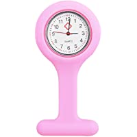 Los mejores  - TRIXES Reloj de bolsillo de silicona para enfermeras con broche